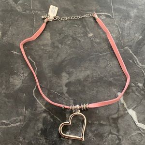 Lia Sophia Necklace (light pink & silver) NEW